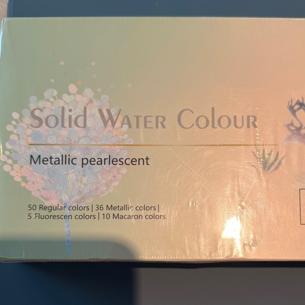 100 colors Artists' transparent water colour